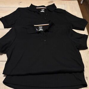 2-Girls French Toast Black Polo Shirt